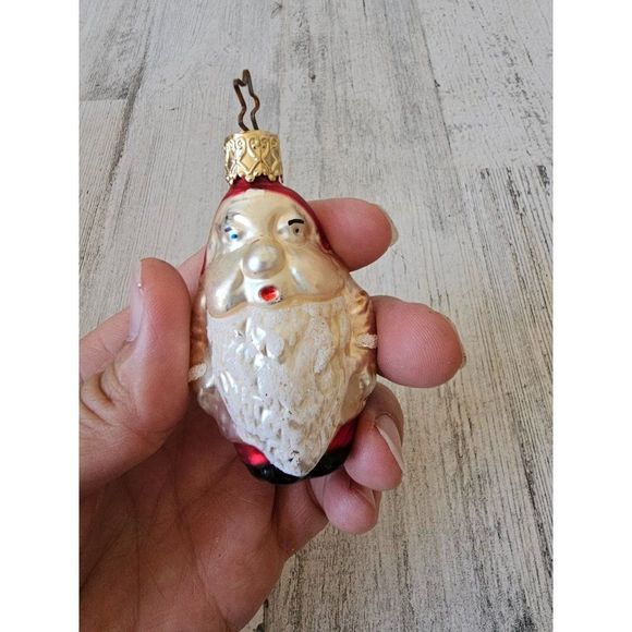 Inge glas Snow White dwarf Santa Glass ornament - Picture 6 of 9